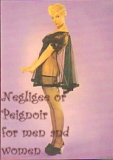negligee peignoir for men or women, transsexuals, crossdressers